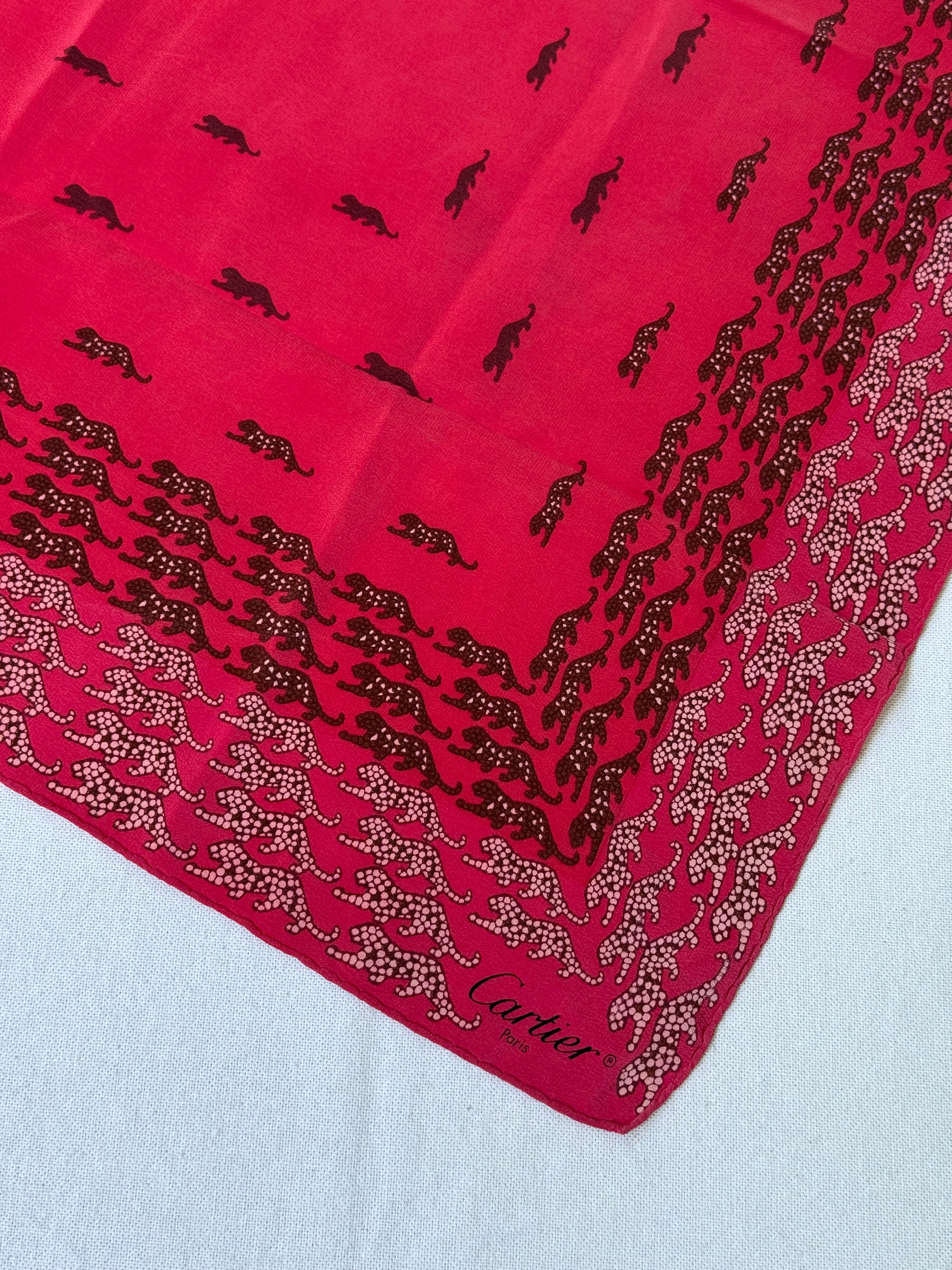 Cartier Scarf – Panther Patterns