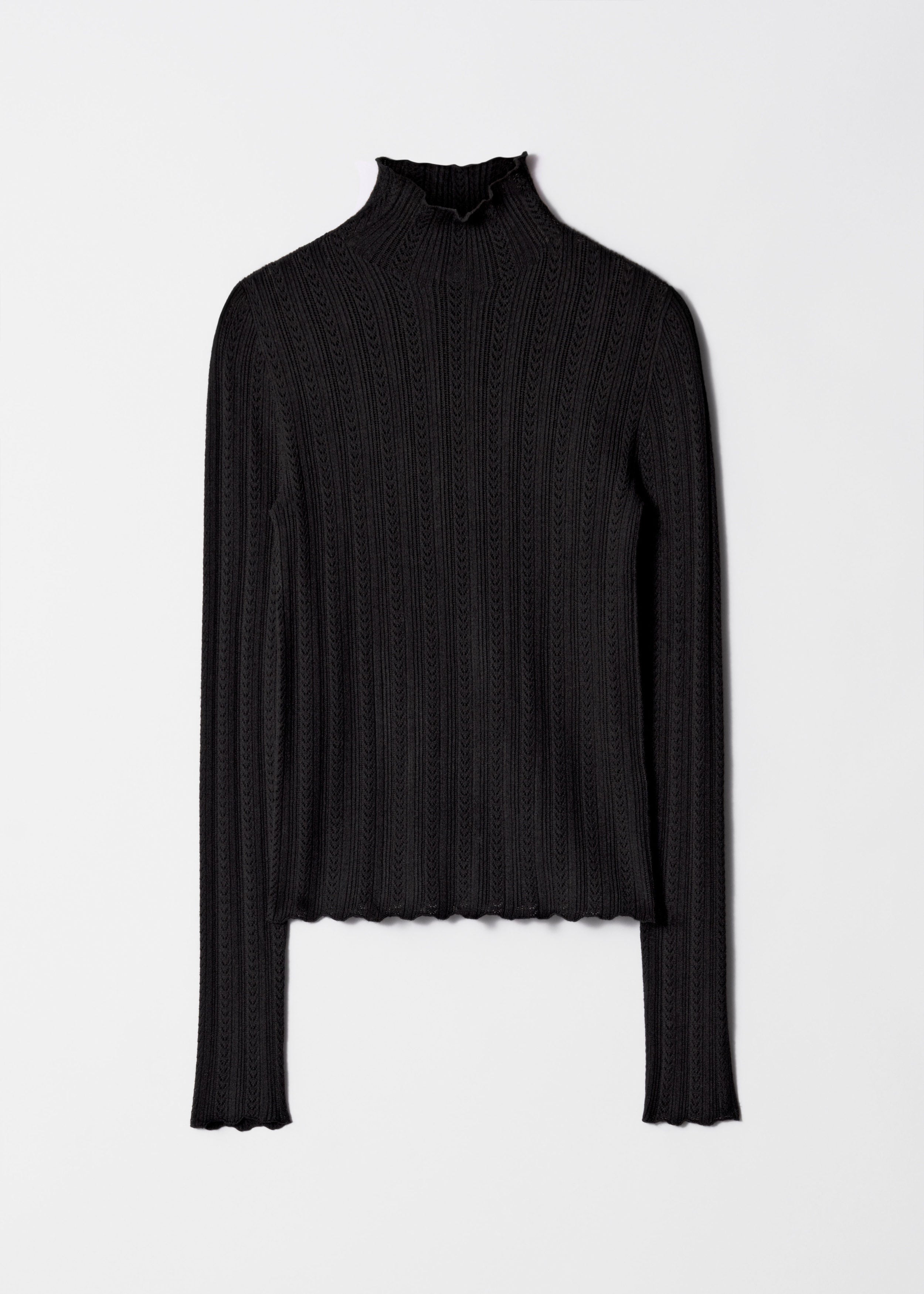 Pull Col Roulé Es Rue - Noir