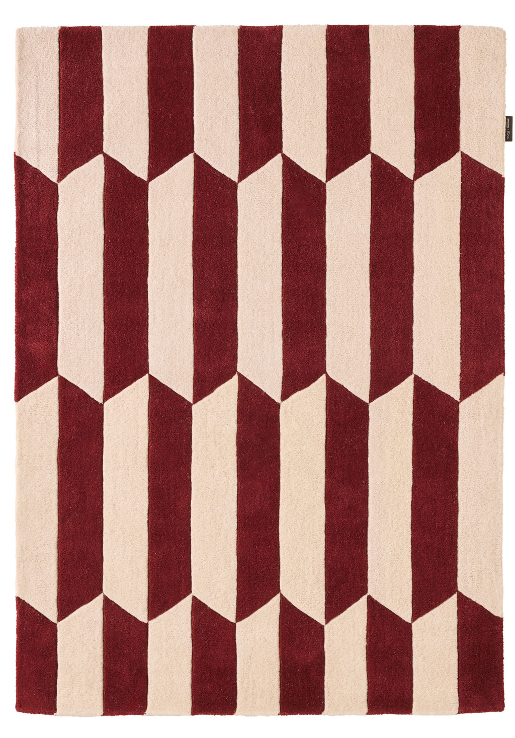 Storm red – Wool rug – P_RO1011ROU Storm red