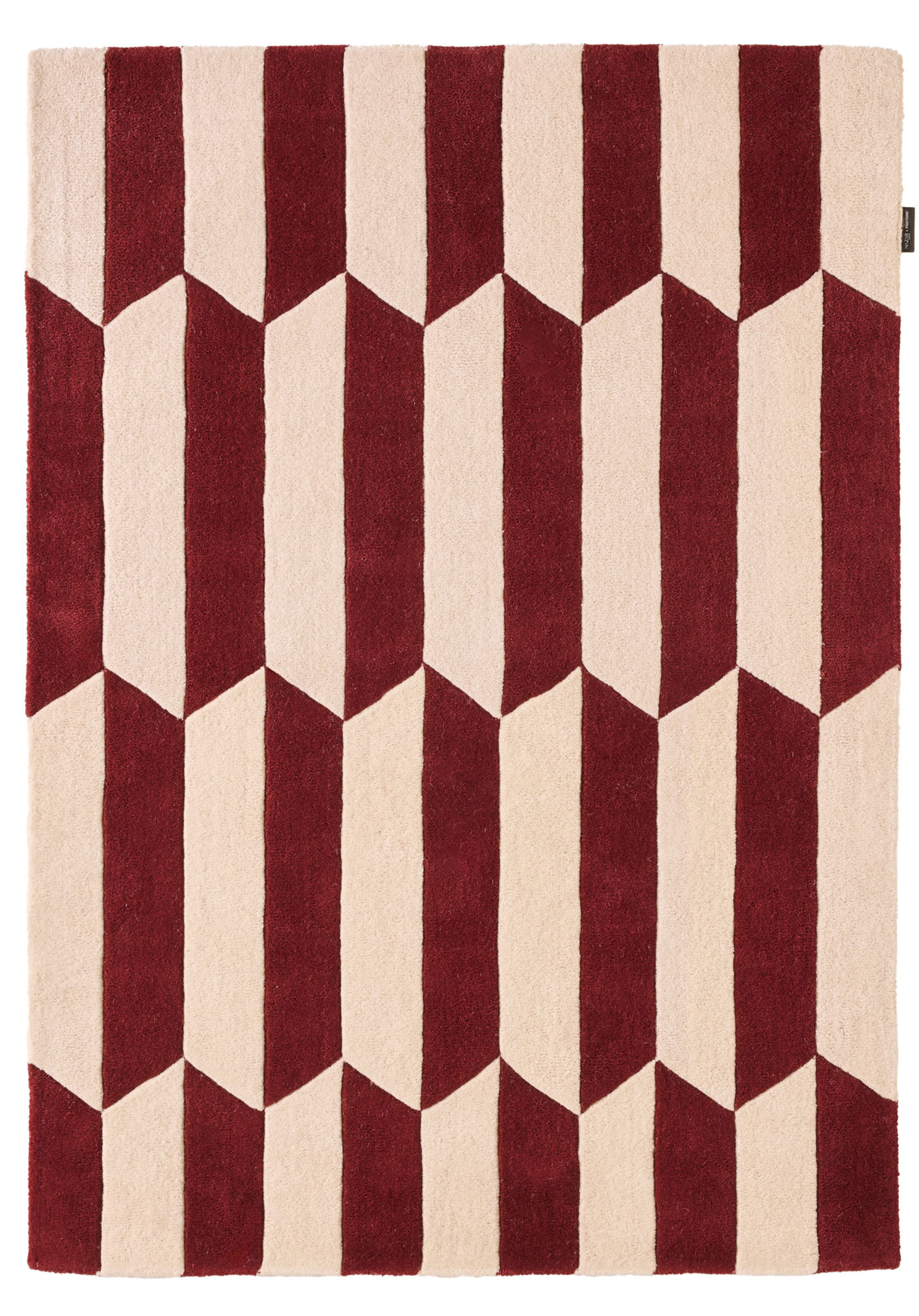 Storm red – Wool rug – P_RO1011ROU Storm red