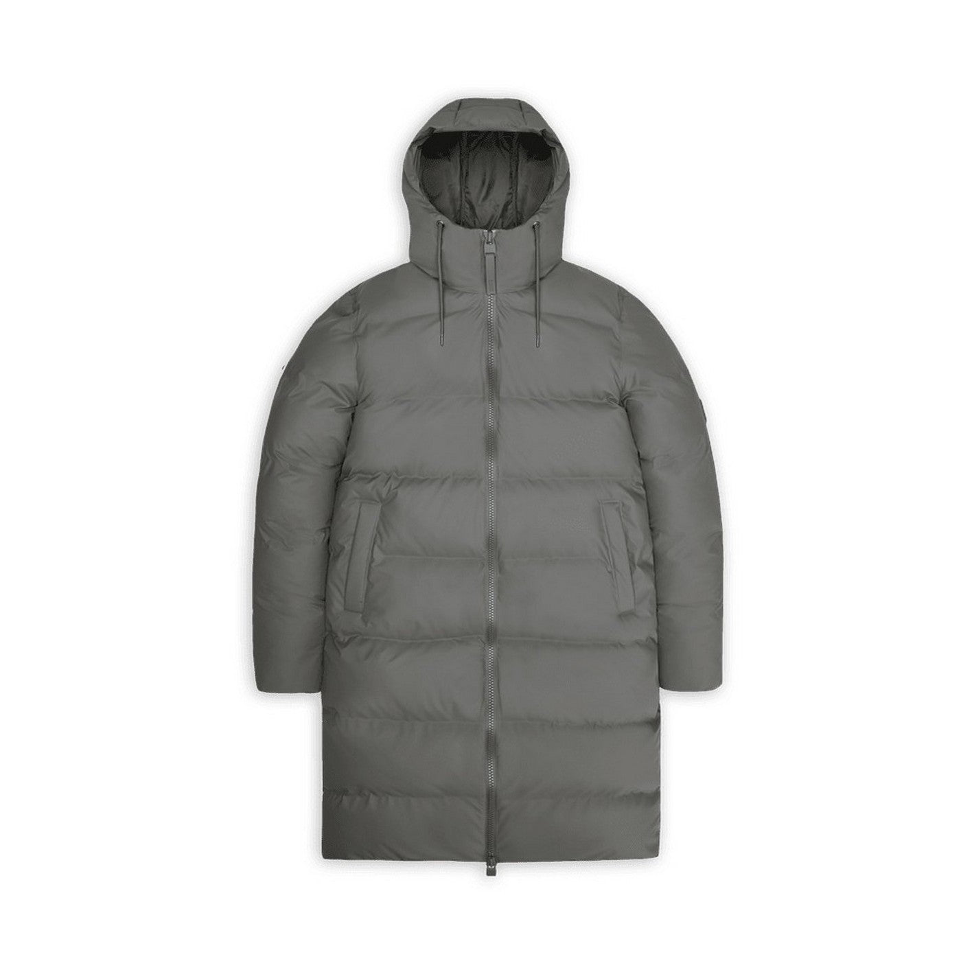 Chaqueta acolchada larga Alta W3T4 Gris - Mixto