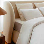 Housse De Couette Satin De Coton - 5 Coloris Au Choix