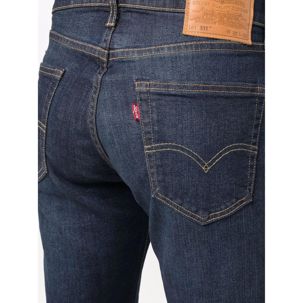 Jean Slim Taille Mi-Haute Levi's 511 Bleu
