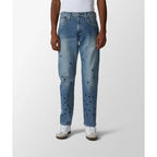 Jean Tapered Taille Mi-Haute Levi's 502 Bleu