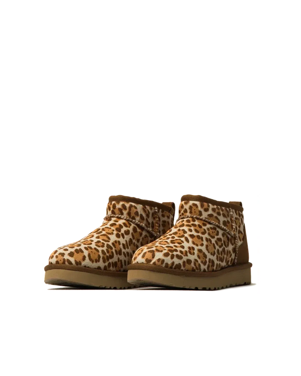 UGG - Classic Ultra Felicity Leopard Jasmine - Beige