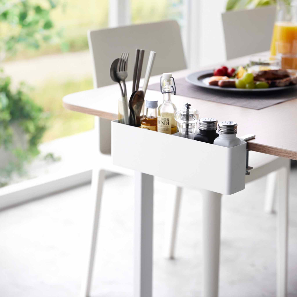 Cesta de escritorio Tower Slim - Blanco
