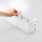 Cesta de escritorio Tower Slim - Blanco