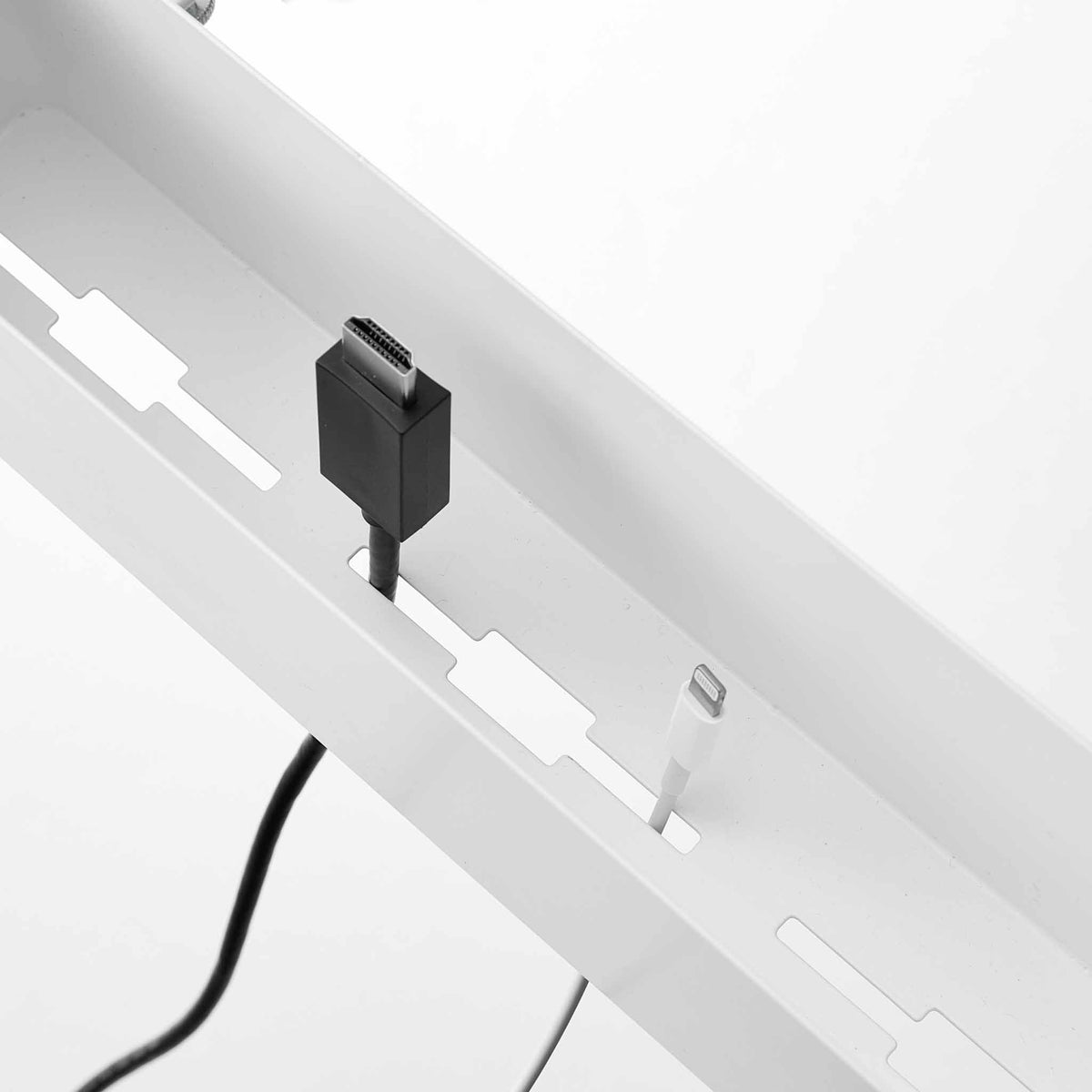 Cesta de escritorio Tower Slim - Blanco