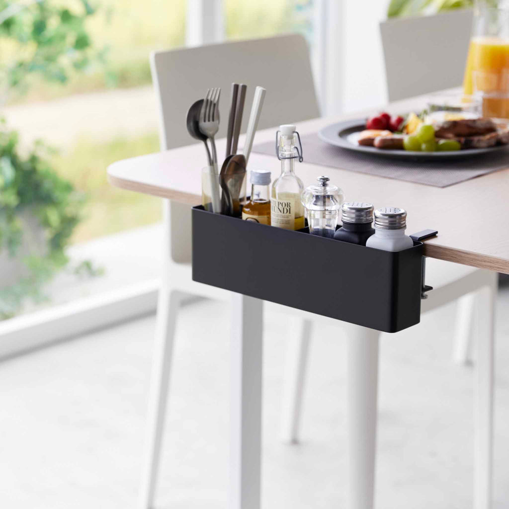 Cesta de escritorio Tower Slim - Negro
