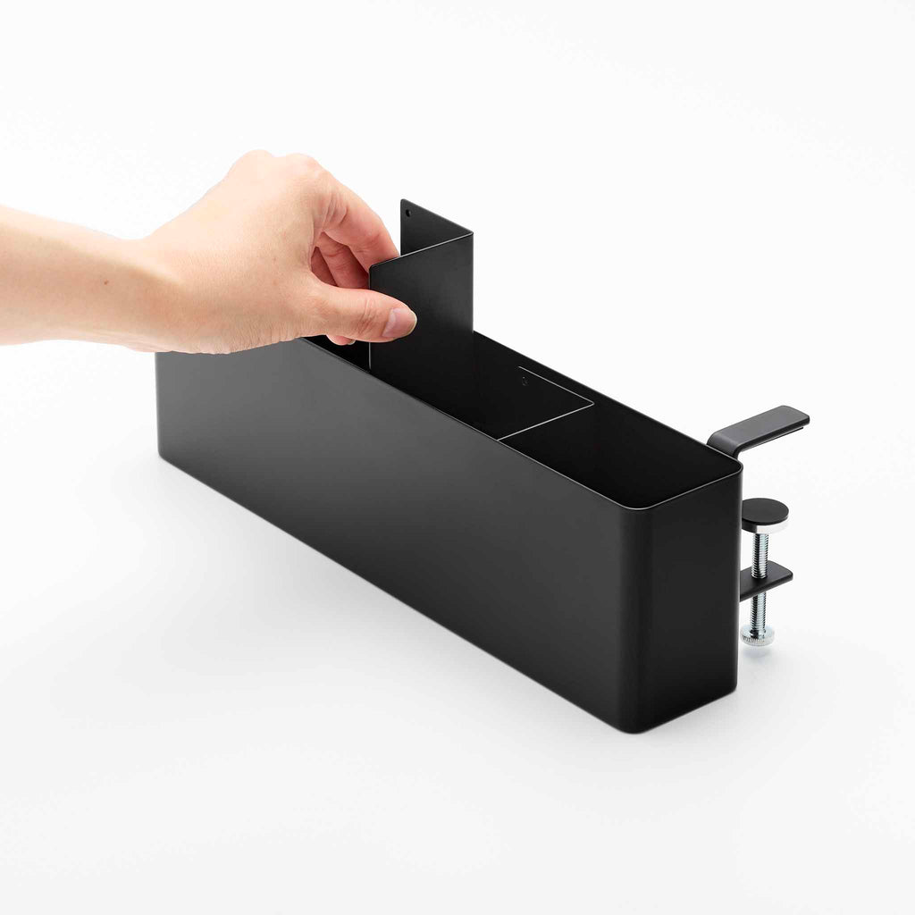 Cesta de escritorio Tower Slim - Negro