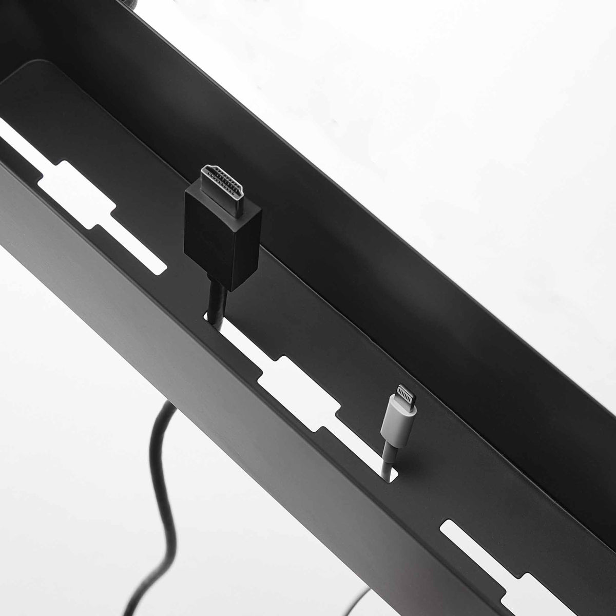 Cesta de escritorio Tower Slim - Negro