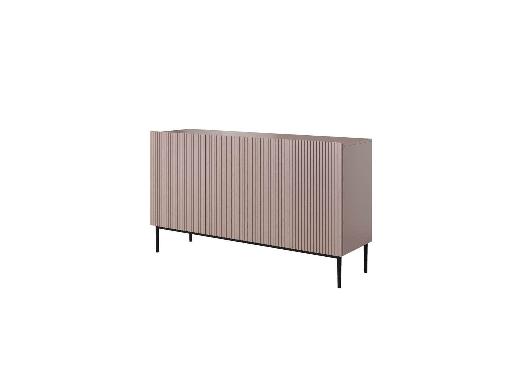 Kasha - 3-Door Sideboard - Black Legs