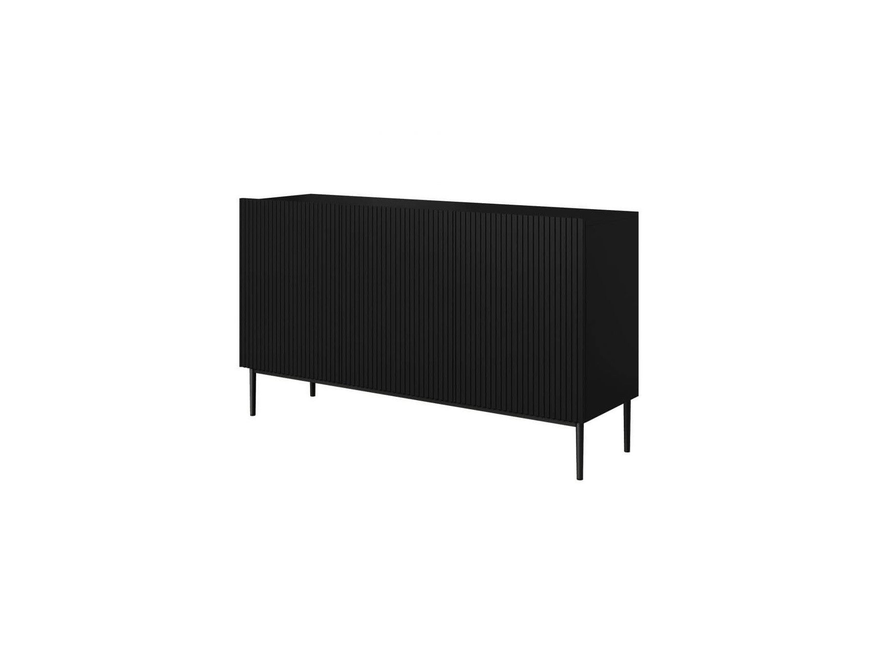 Kasha - 3-Door Sideboard - Black Legs
