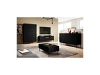 Kasha - 3-Door Sideboard - Black Legs