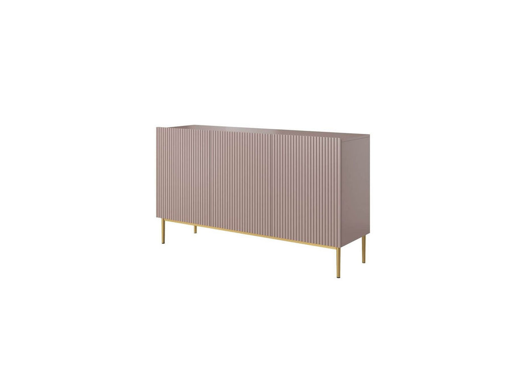 Kasha - 3-Door Sideboard - Gold Legs