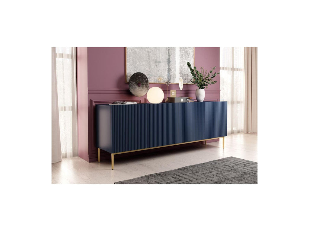 Kasha - 4-Door Sideboard - Gold Legs