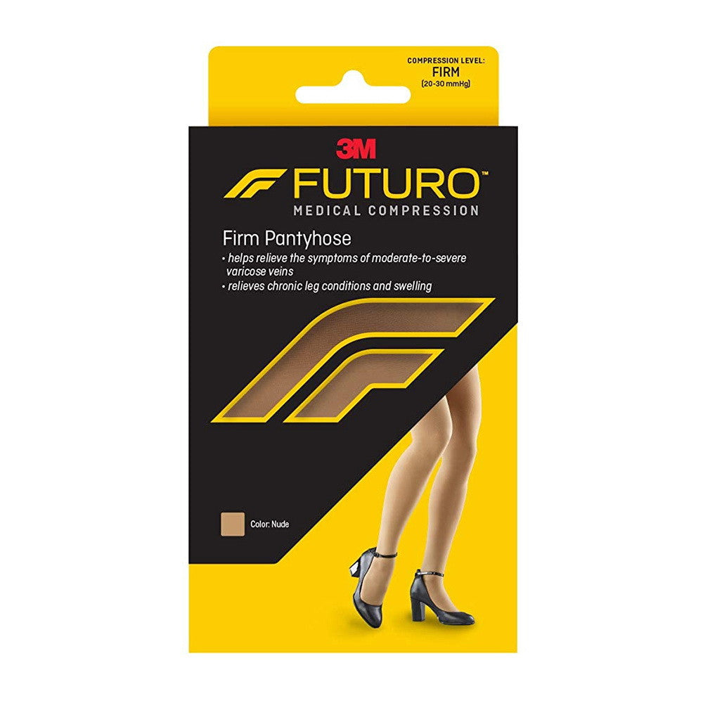 Futuro Firm Pantyhose For Women, Nude, Large (20-30 mm/Hg) - 1 Ea