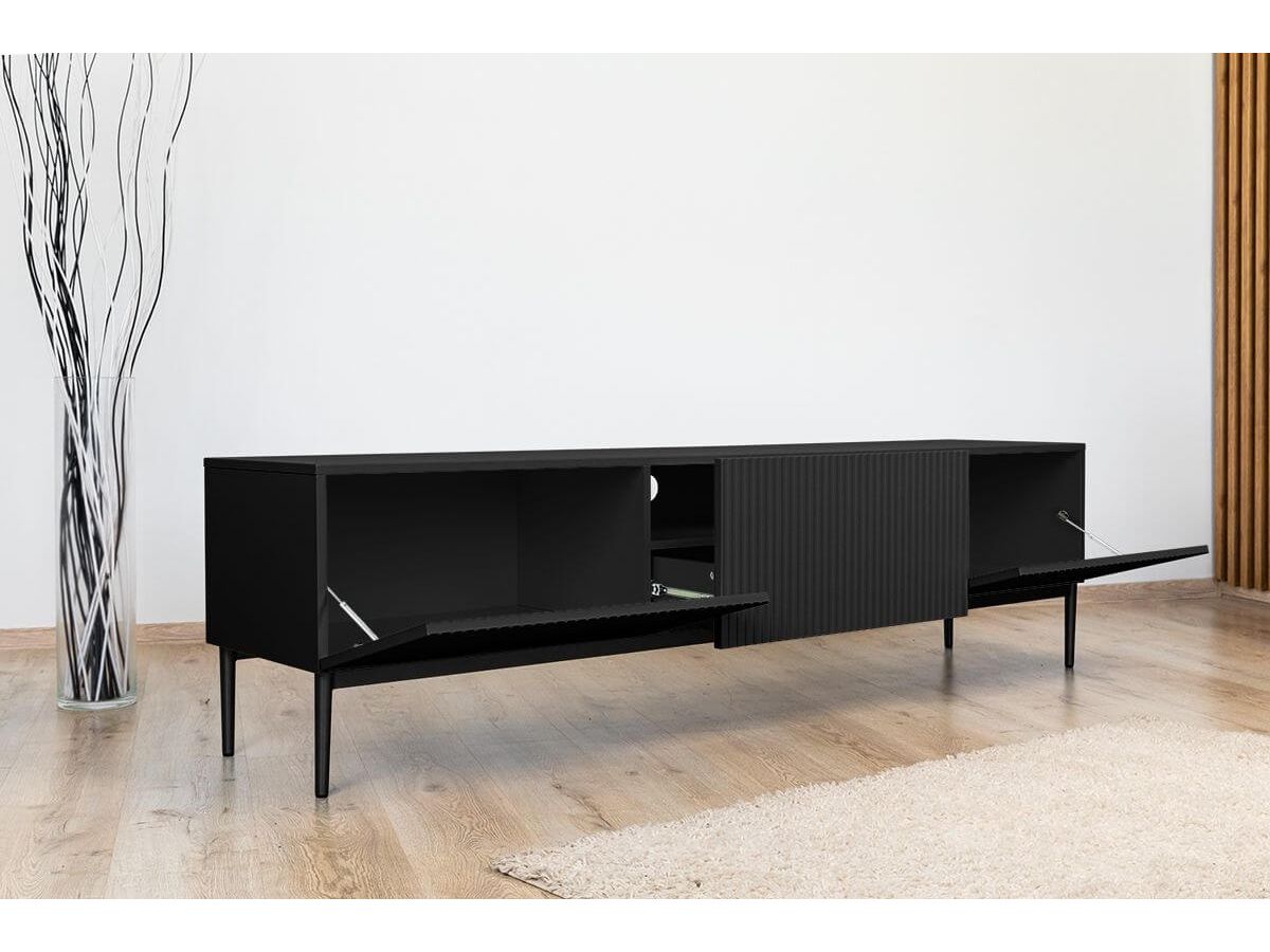 Kasha - Mueble de TV - Patas negras - 2 tamaños