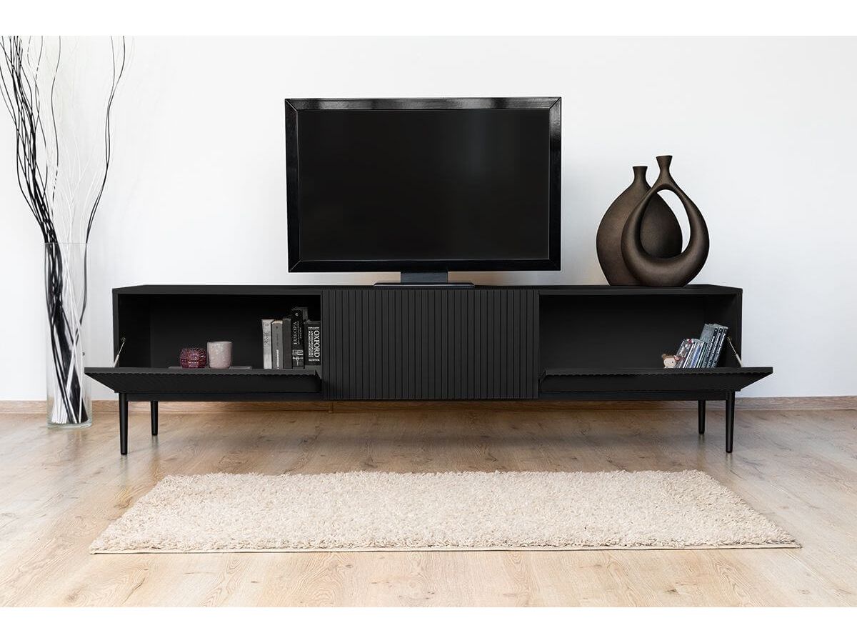 Kasha - Mueble de TV - Patas negras - 2 tamaños