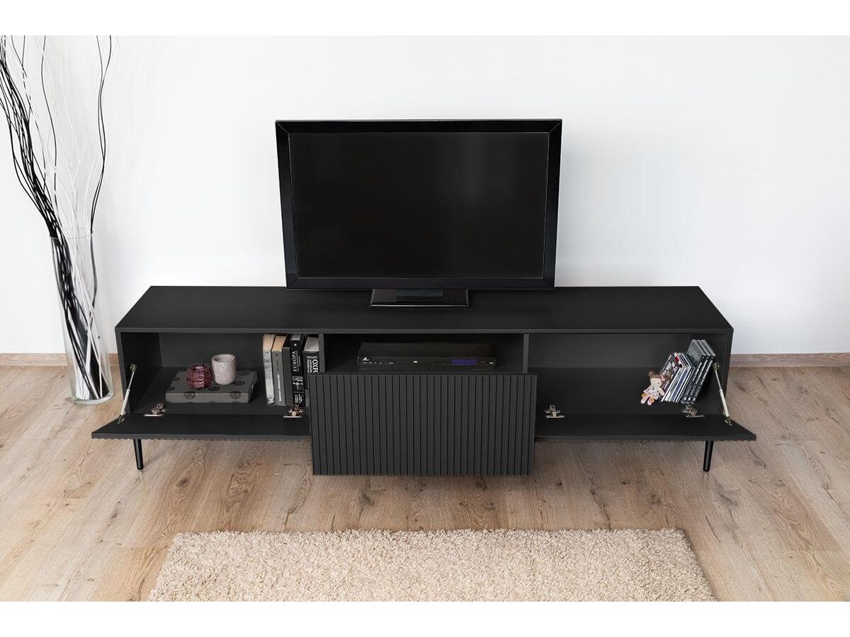 Kasha - Mueble de TV - Patas negras - 2 tamaños