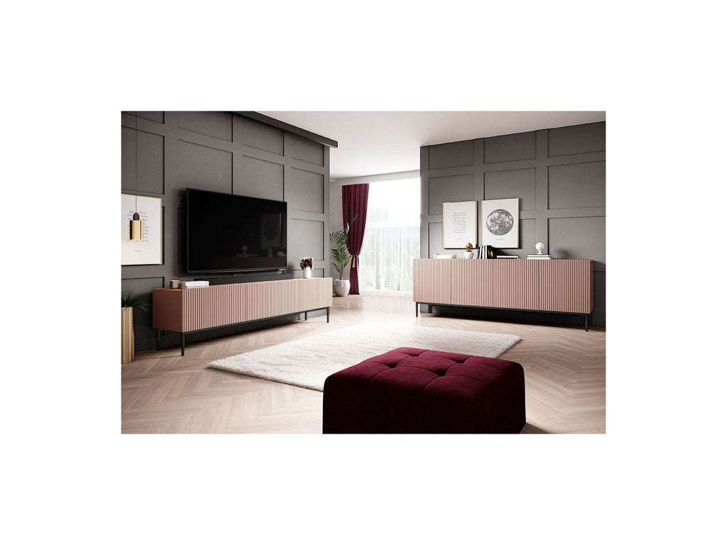 Kasha - Mueble de TV - Patas negras - 2 tamaños