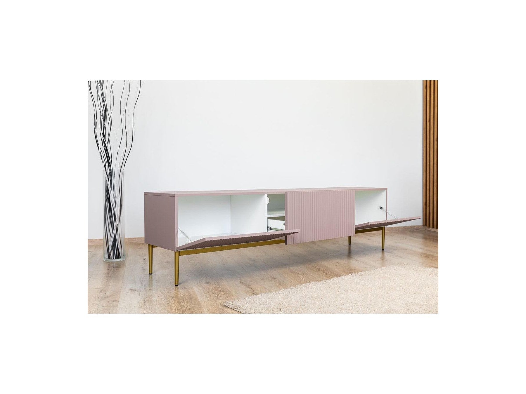 Kasha - Mueble de TV - Patas doradas - 2 tamaños