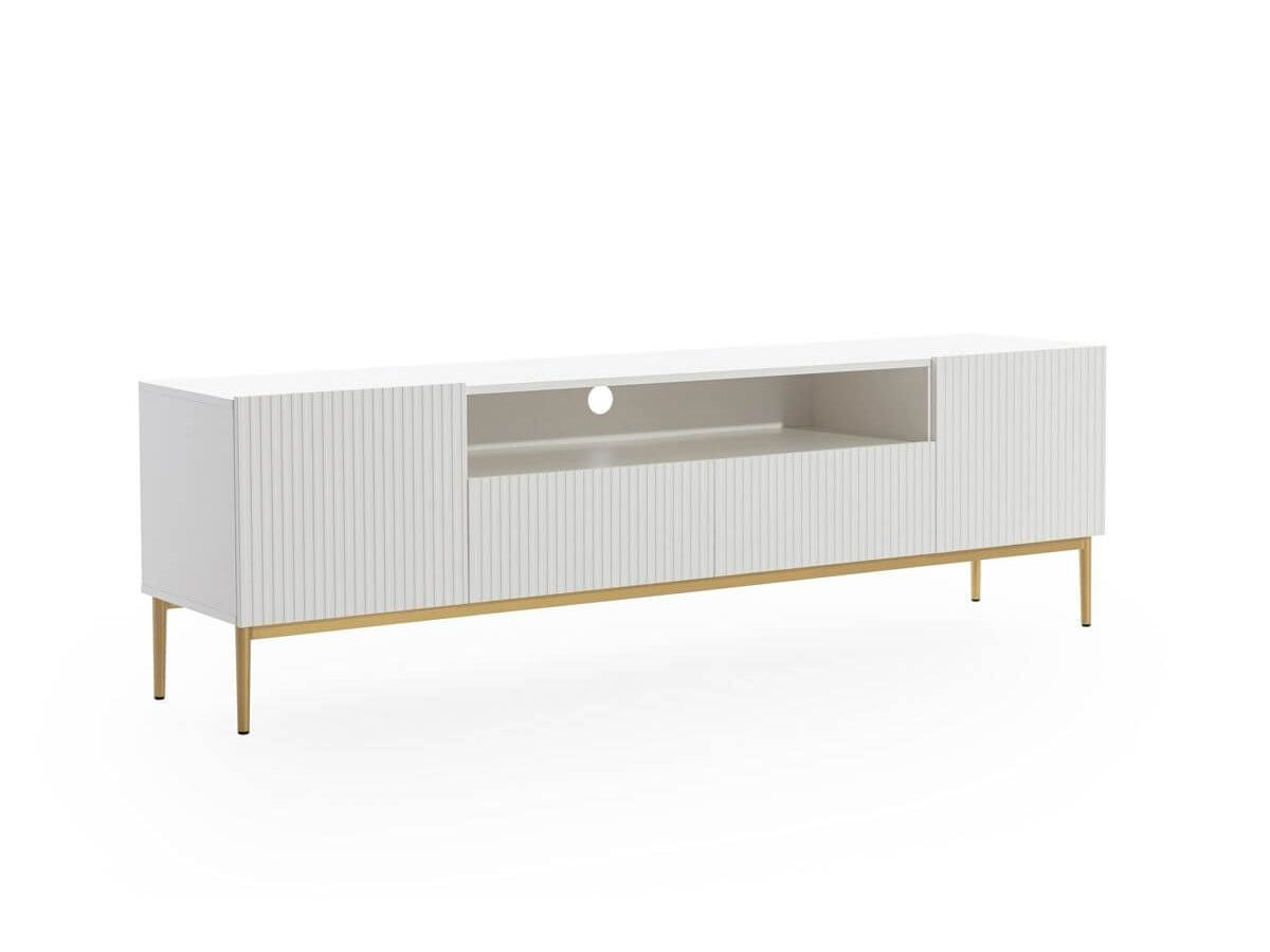 Kasha - Mueble de TV con nicho - Patas doradas