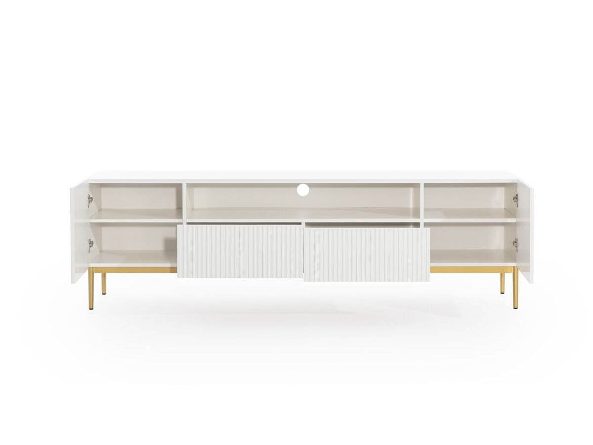 Kasha - Mueble de TV con nicho - Patas doradas