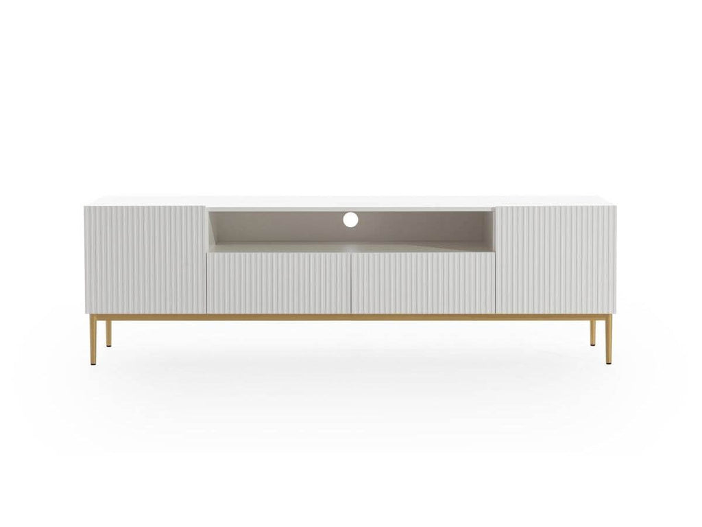 Kasha - Mueble de TV con nicho - Patas doradas