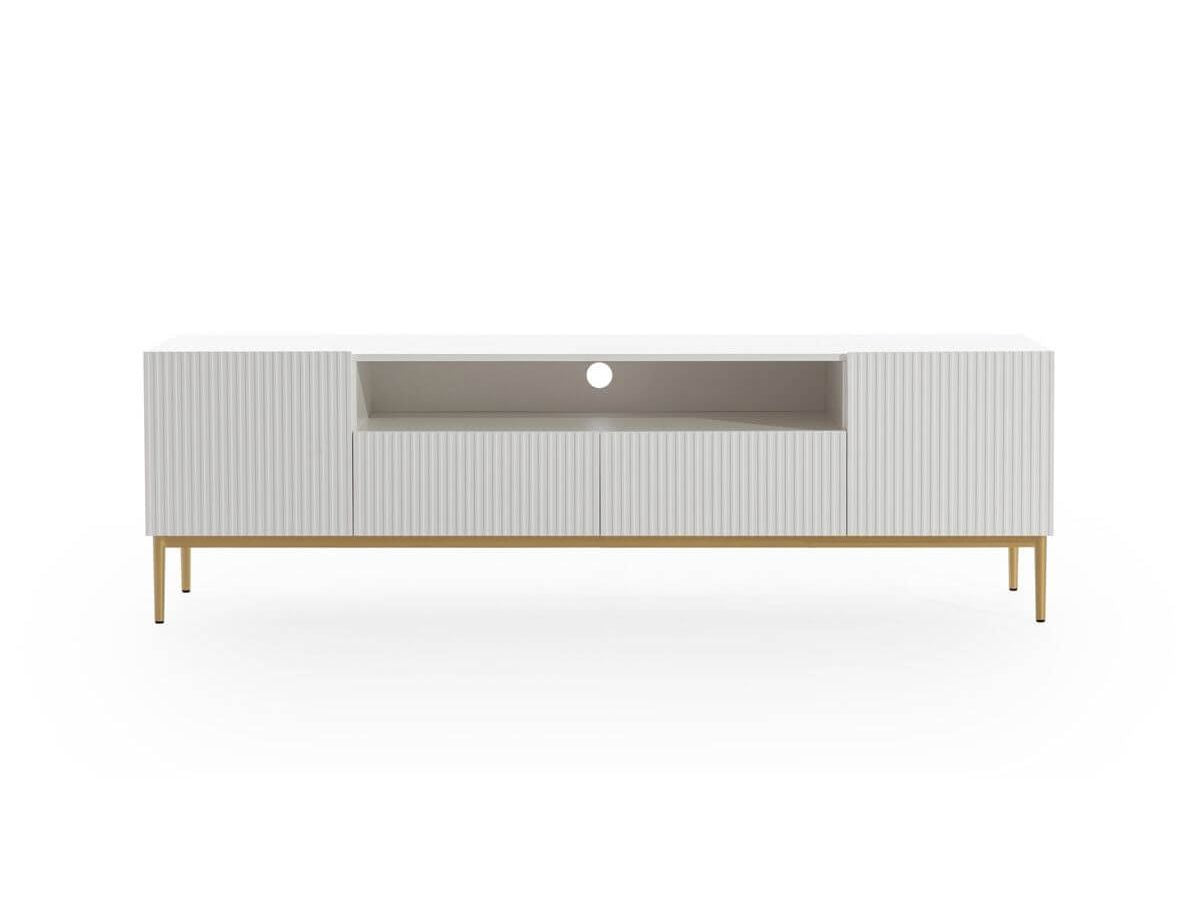 Kasha - Mueble de TV con nicho - Patas doradas