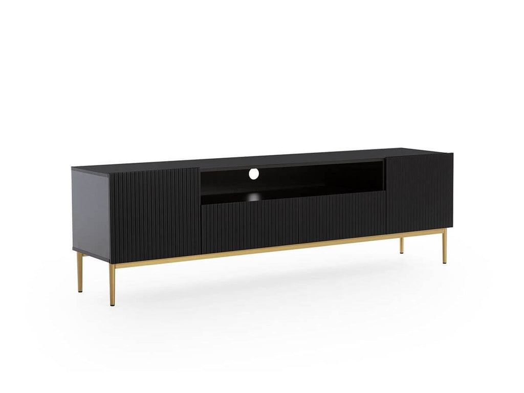Kasha - Mueble de TV con nicho - Patas doradas