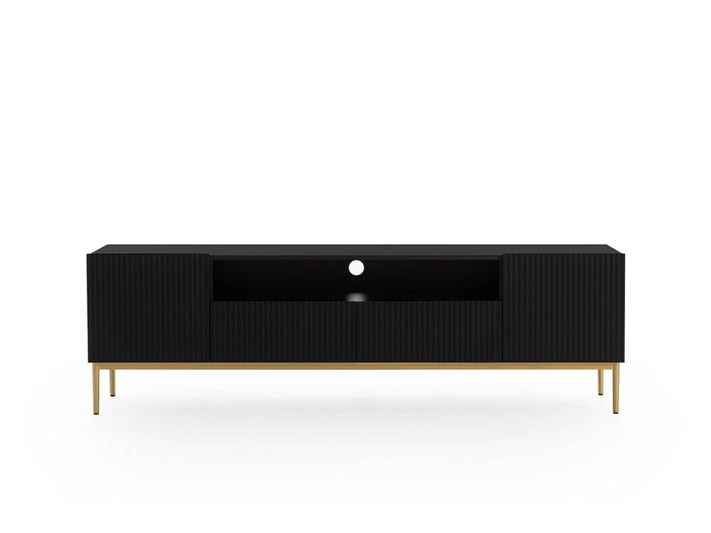 Kasha - Mueble de TV con nicho - Patas doradas