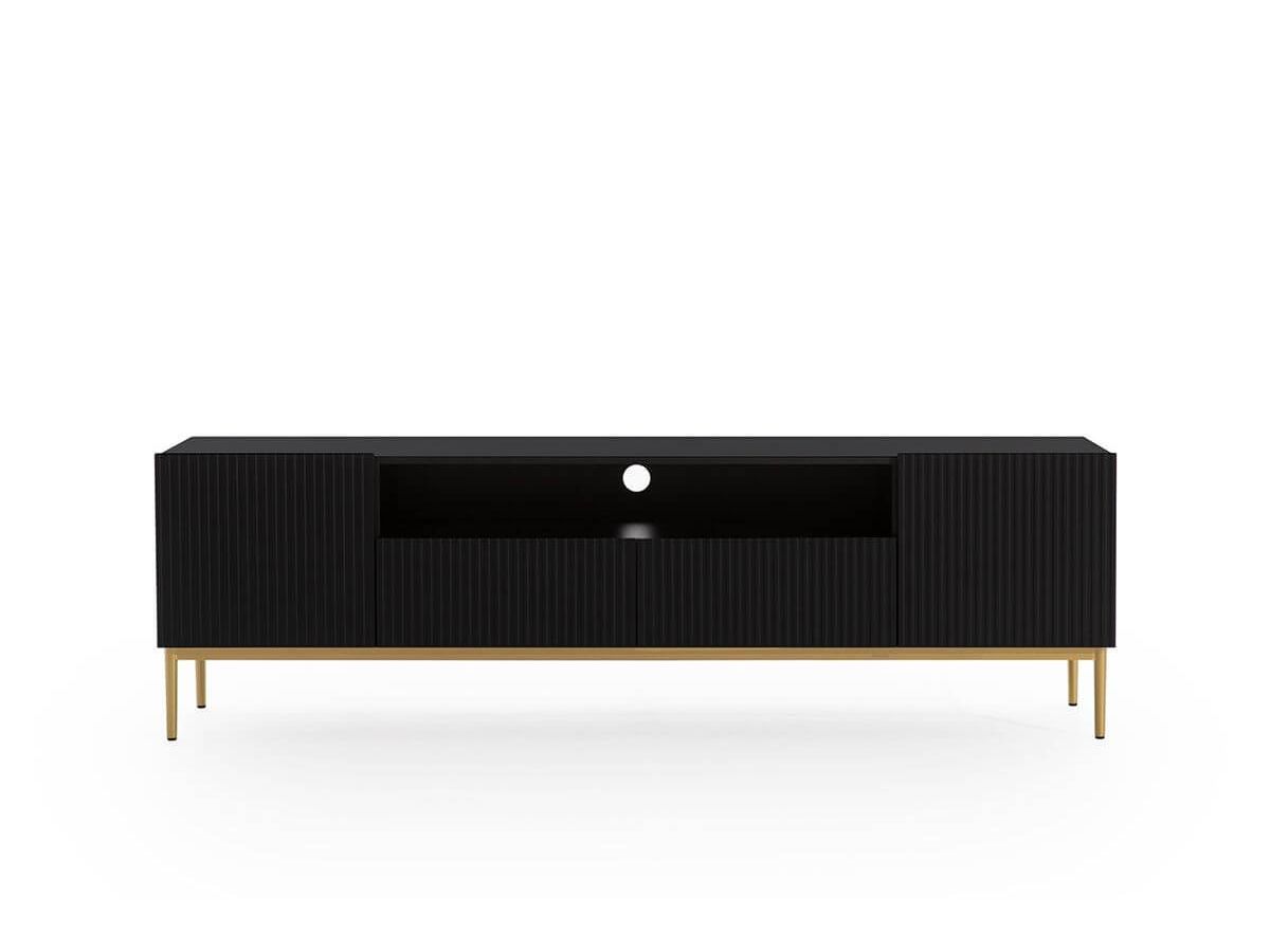 Kasha - Mueble de TV con nicho - Patas doradas