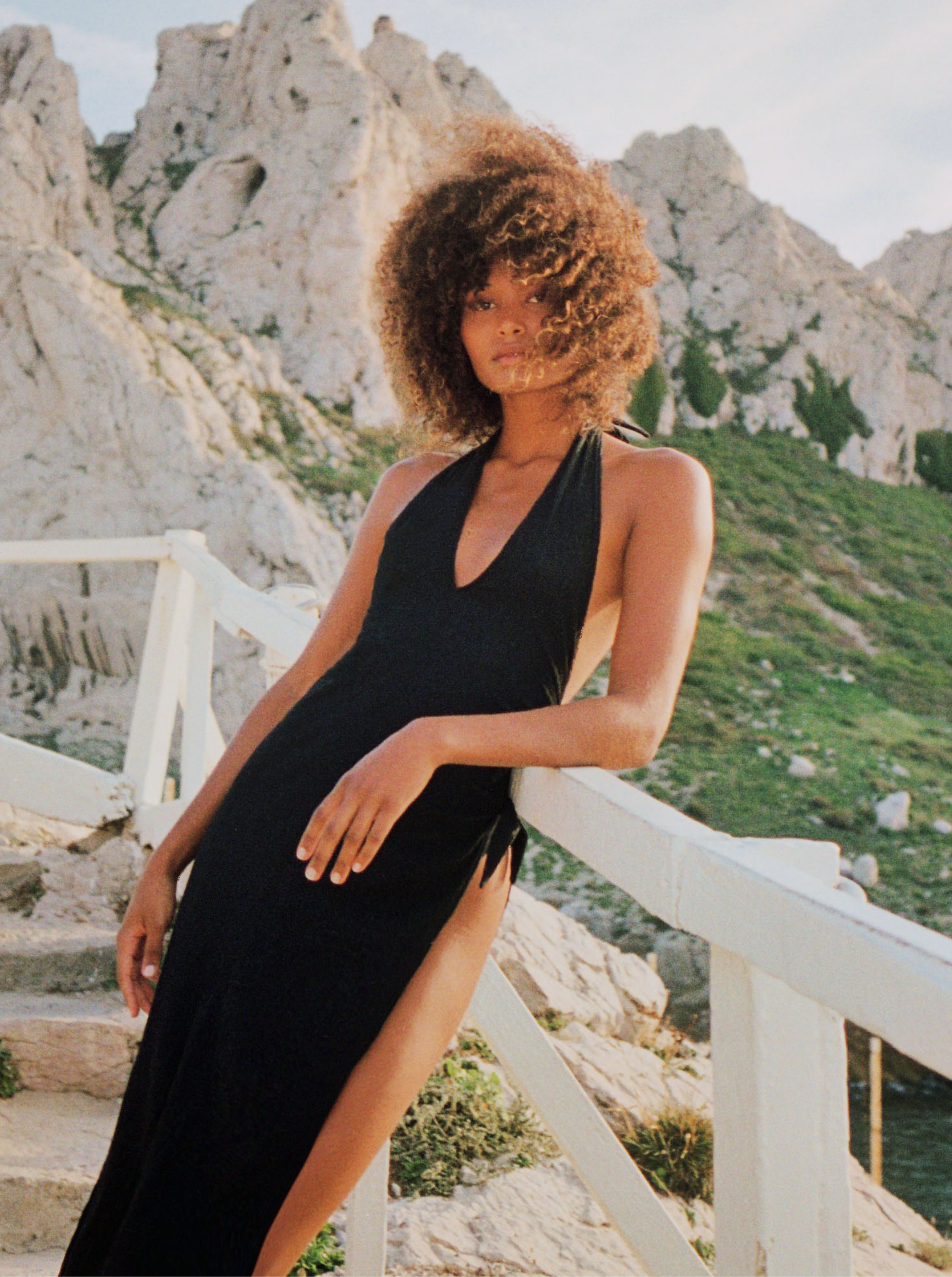 Robe Longue Black Knot