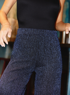 Pantalón azul brillo