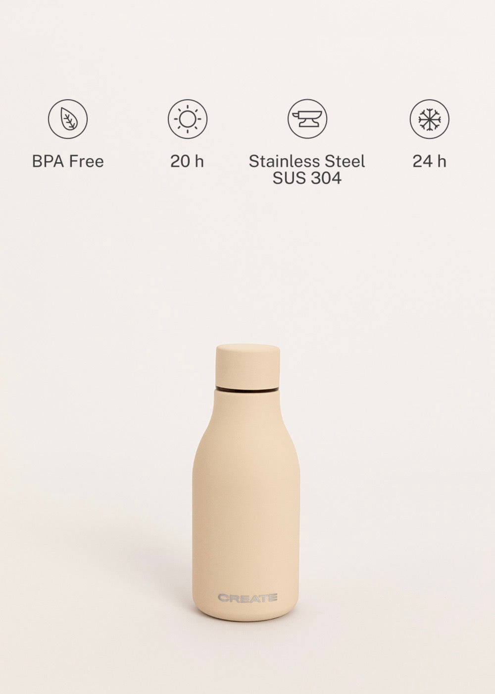 Bottle Studio - Bouteille Thermos En Acier Inoxydable 350Ml - Sable