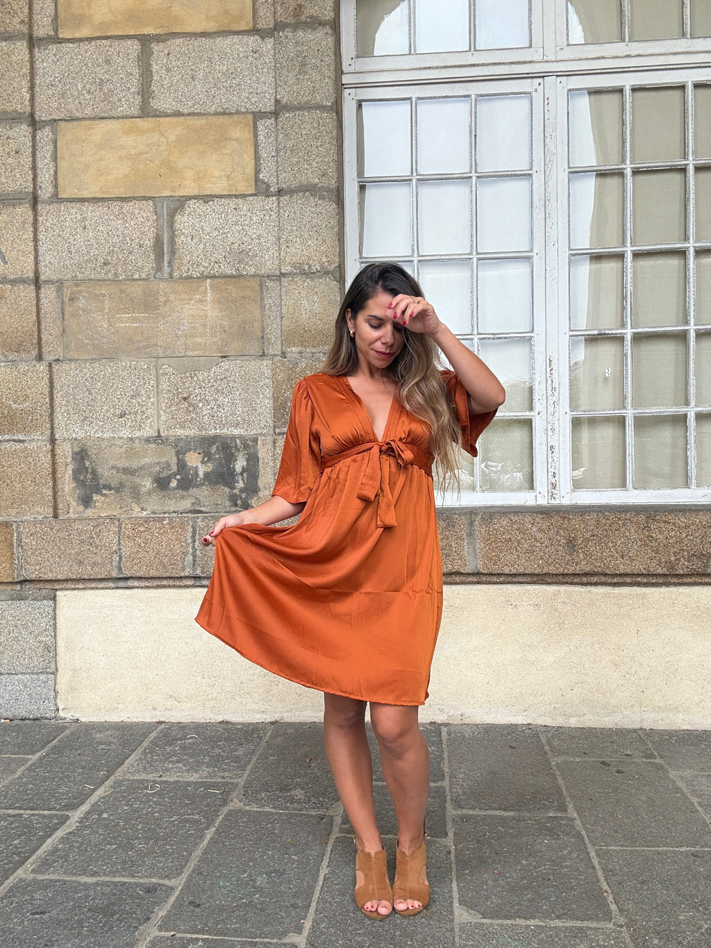 Robe Valentina Terracotta