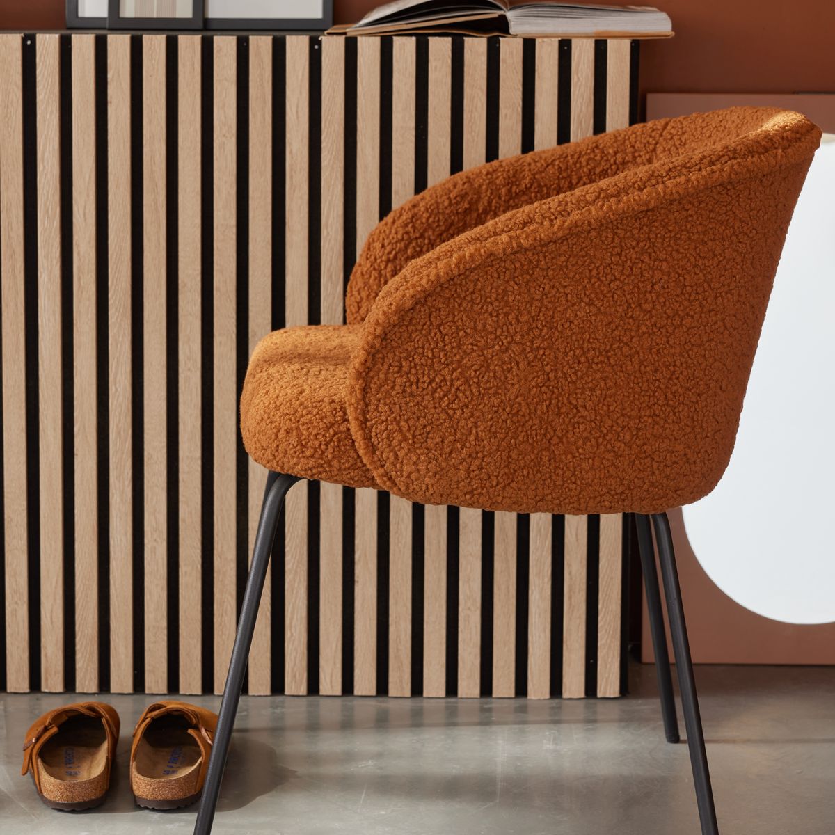 Moka - Fauteuil Teddy - Bronze