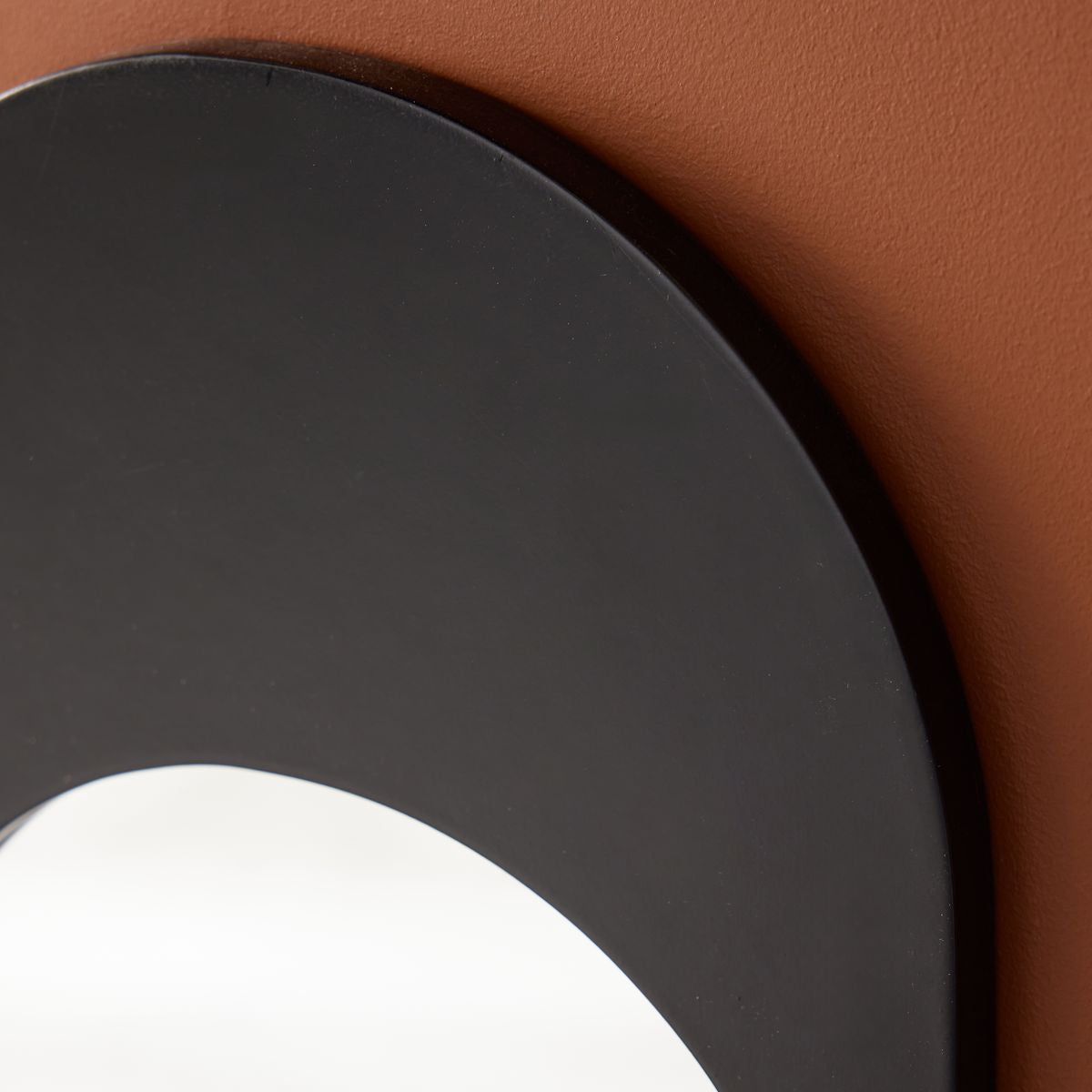 Moka - Miroir Ovale - Fusain