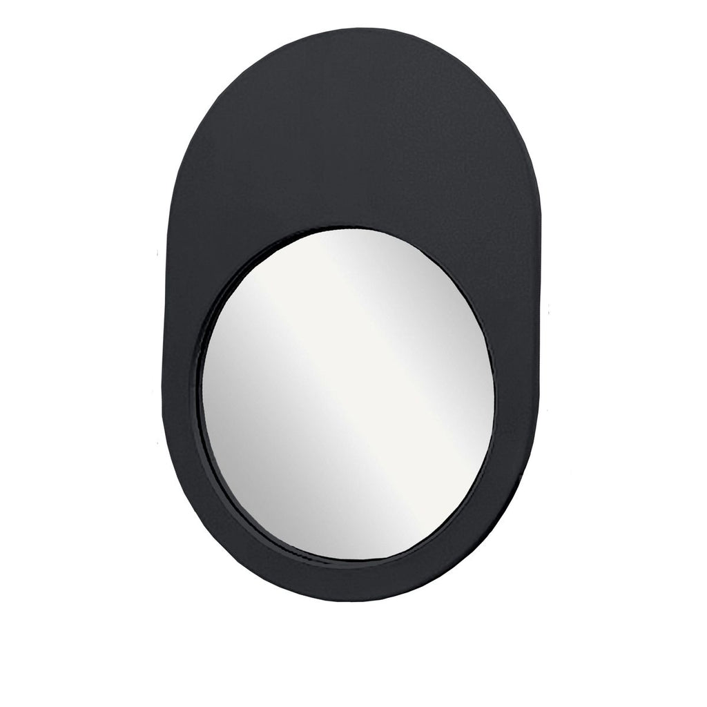 Moka - Miroir Ovale - Fusain