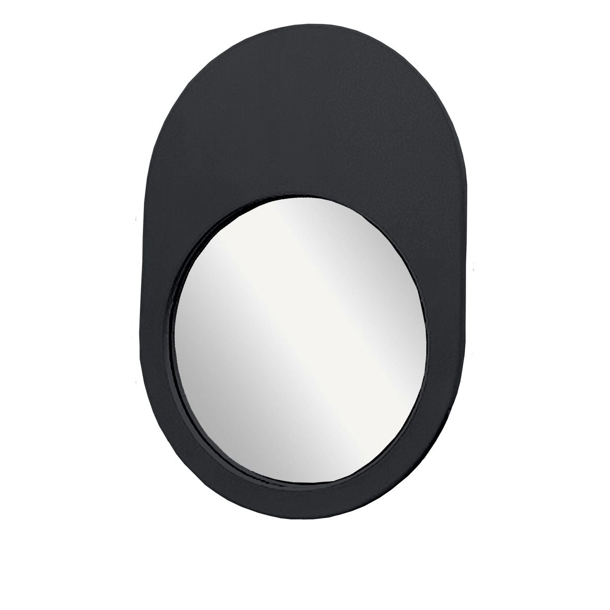 Moka - Miroir Ovale - Fusain