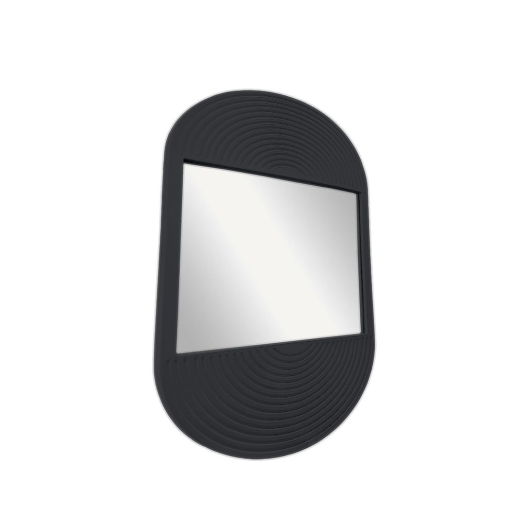 Moka - Miroir Ovale - Fusain