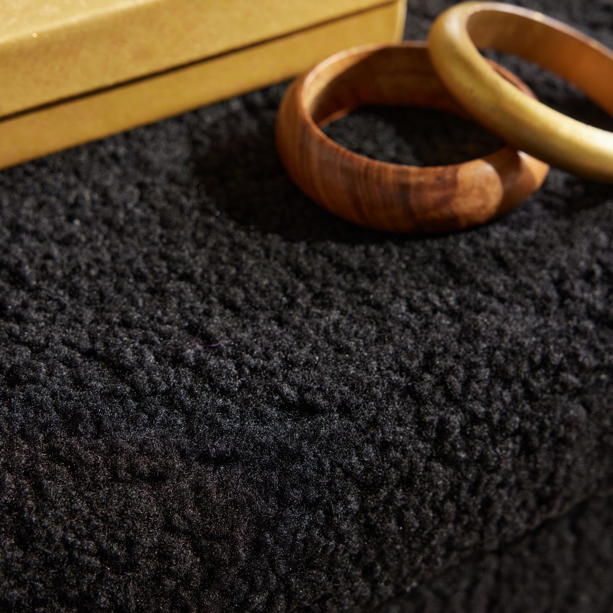 Matcha - Pouf Pliable Teddy - Fusain