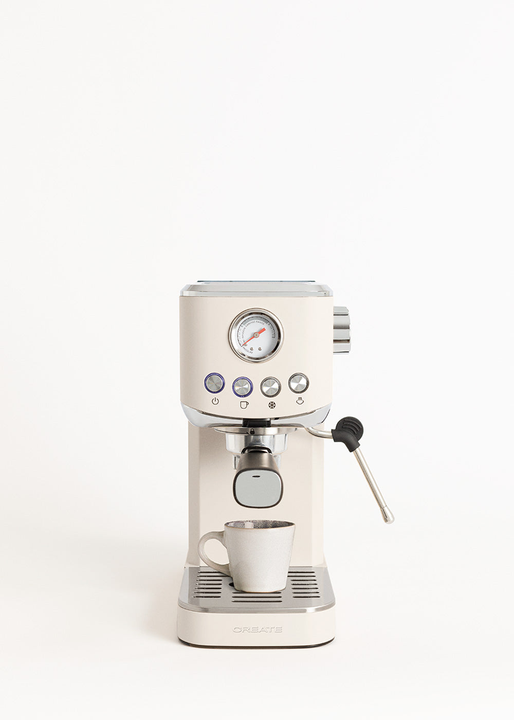 Thera Classic Compact - Cafetera Espresso Con Función Café Frío - Blanco Roto