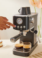 Thera Classic Compact - Espresso Machine with Cold Coffee Function - Black