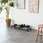 Zapatero con ruedas Tower - Negro
