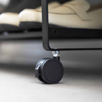 Zapatero con ruedas Tower - Negro