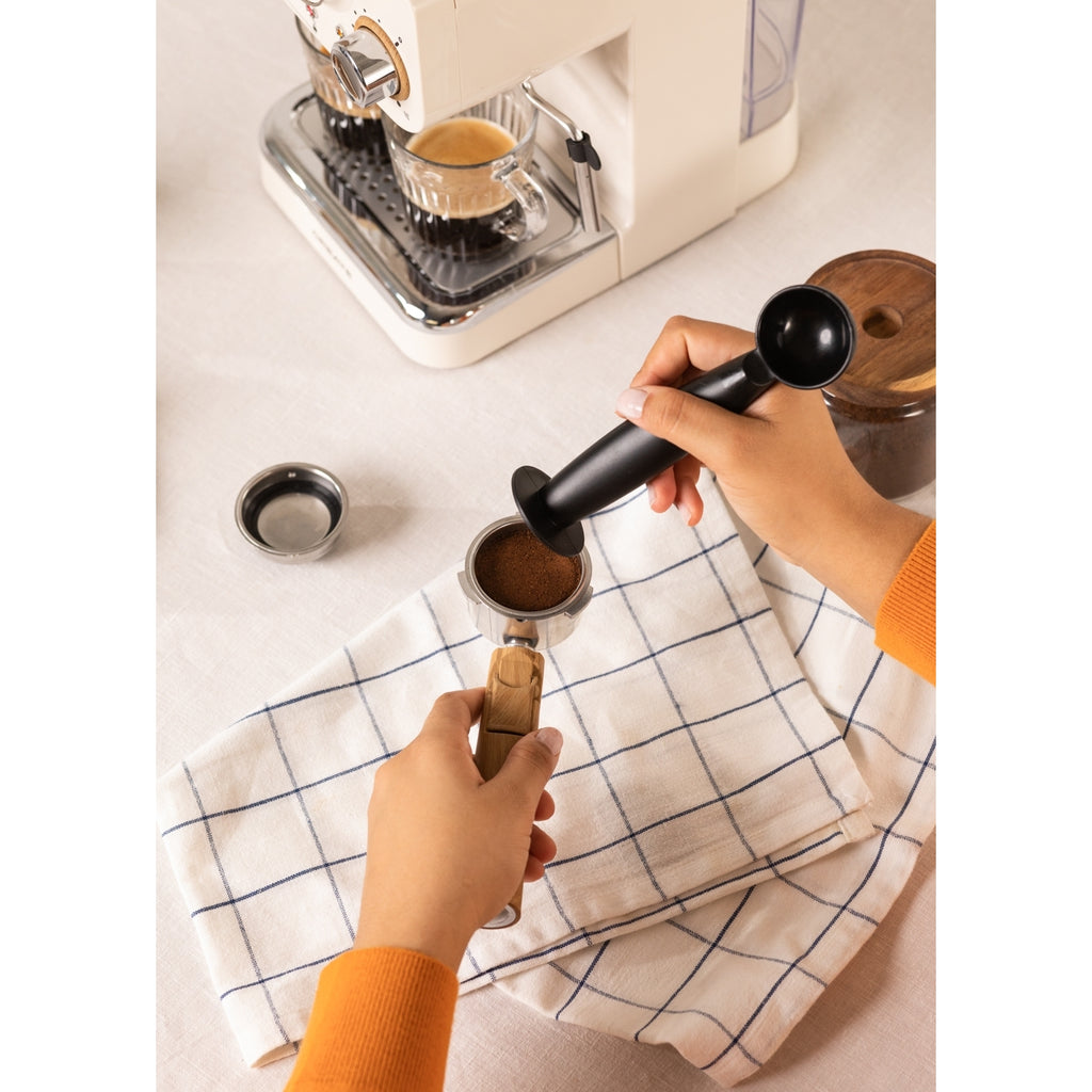 Thera Retro - Cafetière Expresso - Blanc Cassé