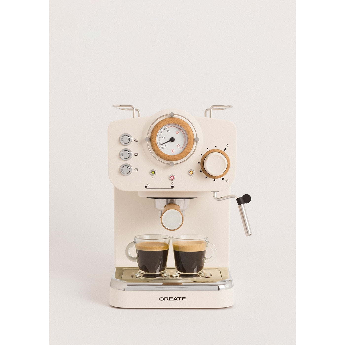 Thera Retro - Cafetière Expresso - Blanc Cassé