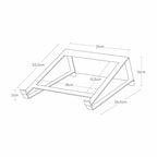 Soporte 2 en 1 para ordenador y tablet Tower - Negro